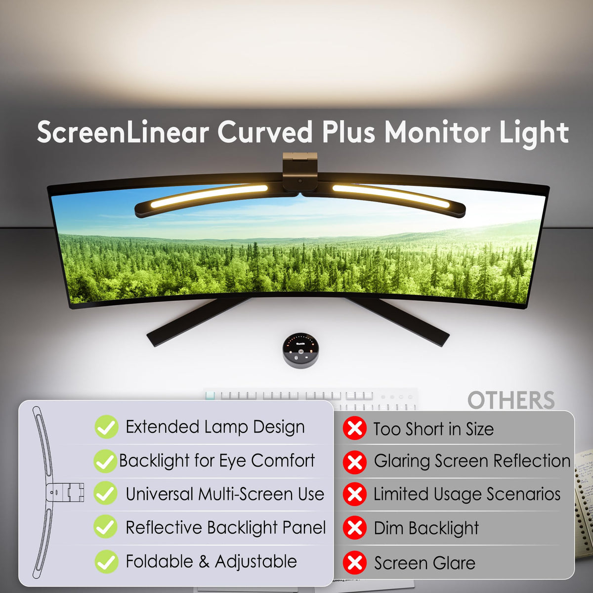 Quntis memory function saves your preferences for quick lighting setups.