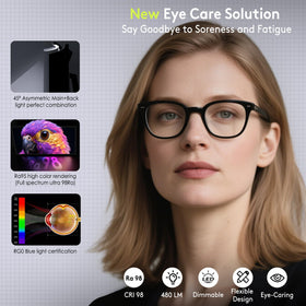 Quntis ambient sensor automatically adjusts brightness to match surroundings.