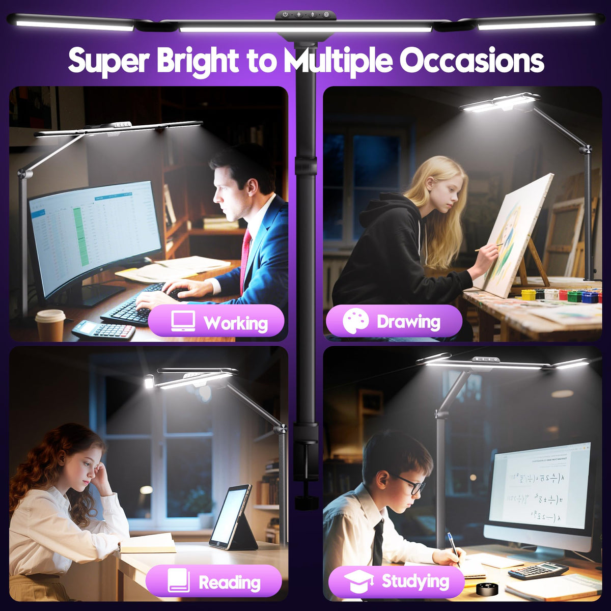 Quntis high-CRI 95 rendering helps colors stay true for design.