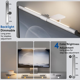 Quntis minimalist sliding clip design saves desk space on curved monitors