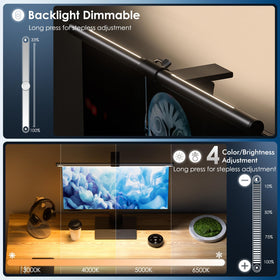 Quntis backlighting mode creates a soft ambient glow for relaxation.