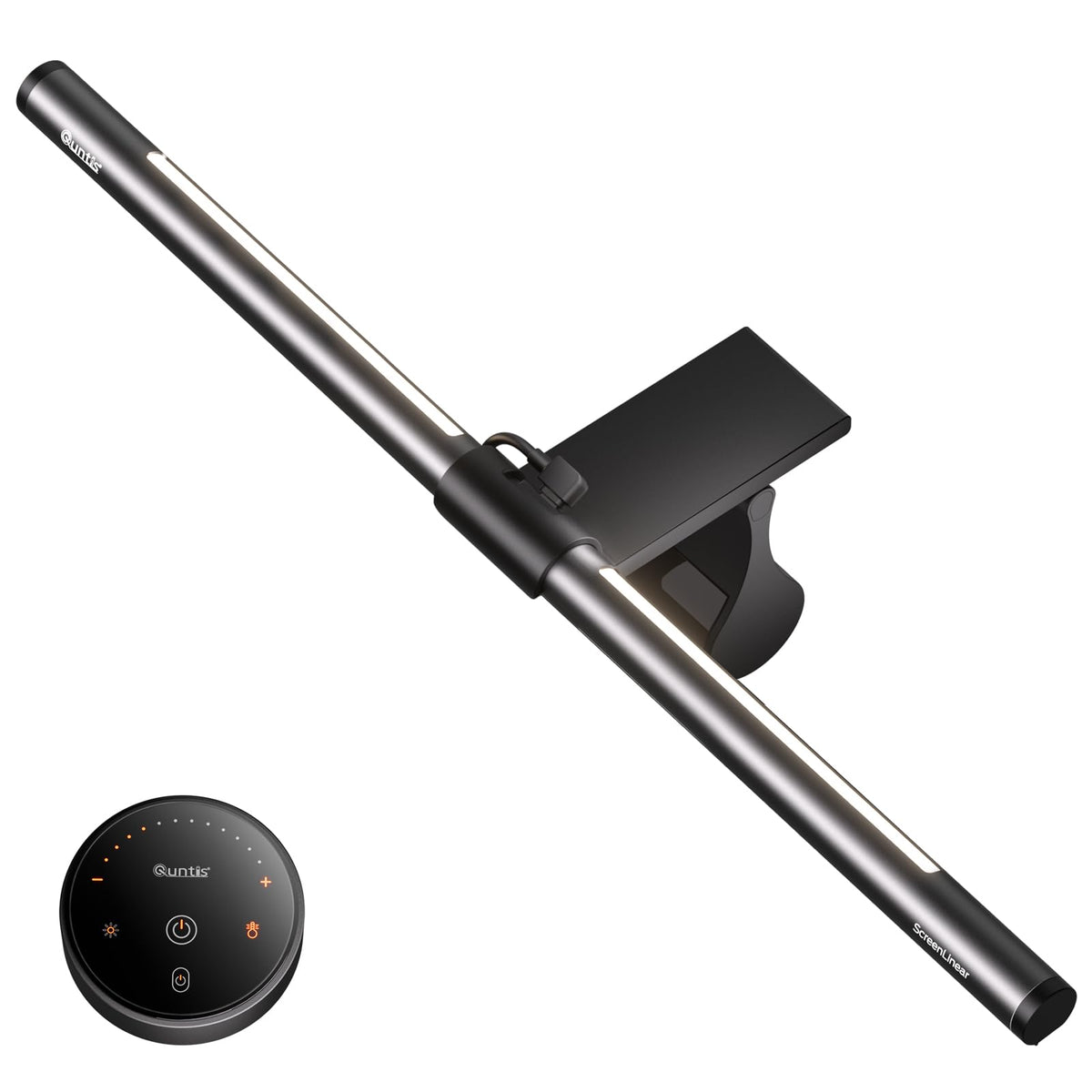 Quntis monitor light bar glare-free design illuminates your screen evenly.