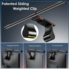 Quntis monitor light bar high CRI 84 LEDs deliver vivid colors.