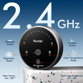 Quntis monitor light bar smart memory restores your last settings.