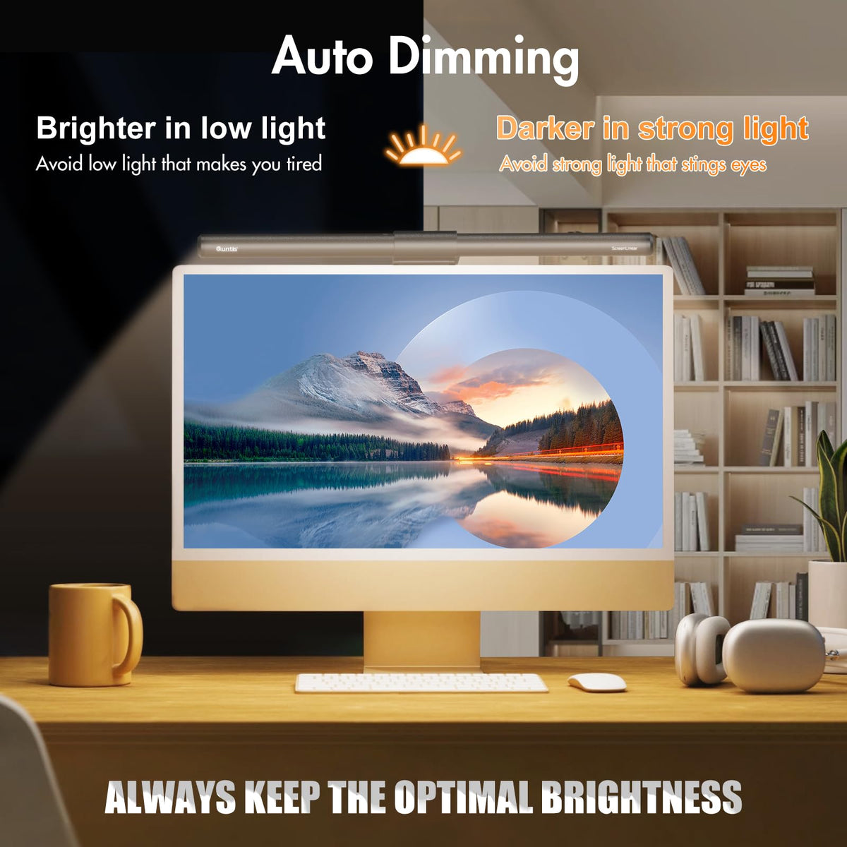 Quntis light bar features a two-hour timer to remind you to take breaks.