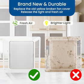 Quorvix S97014094 durable plastic construction resists bathroom moisture.