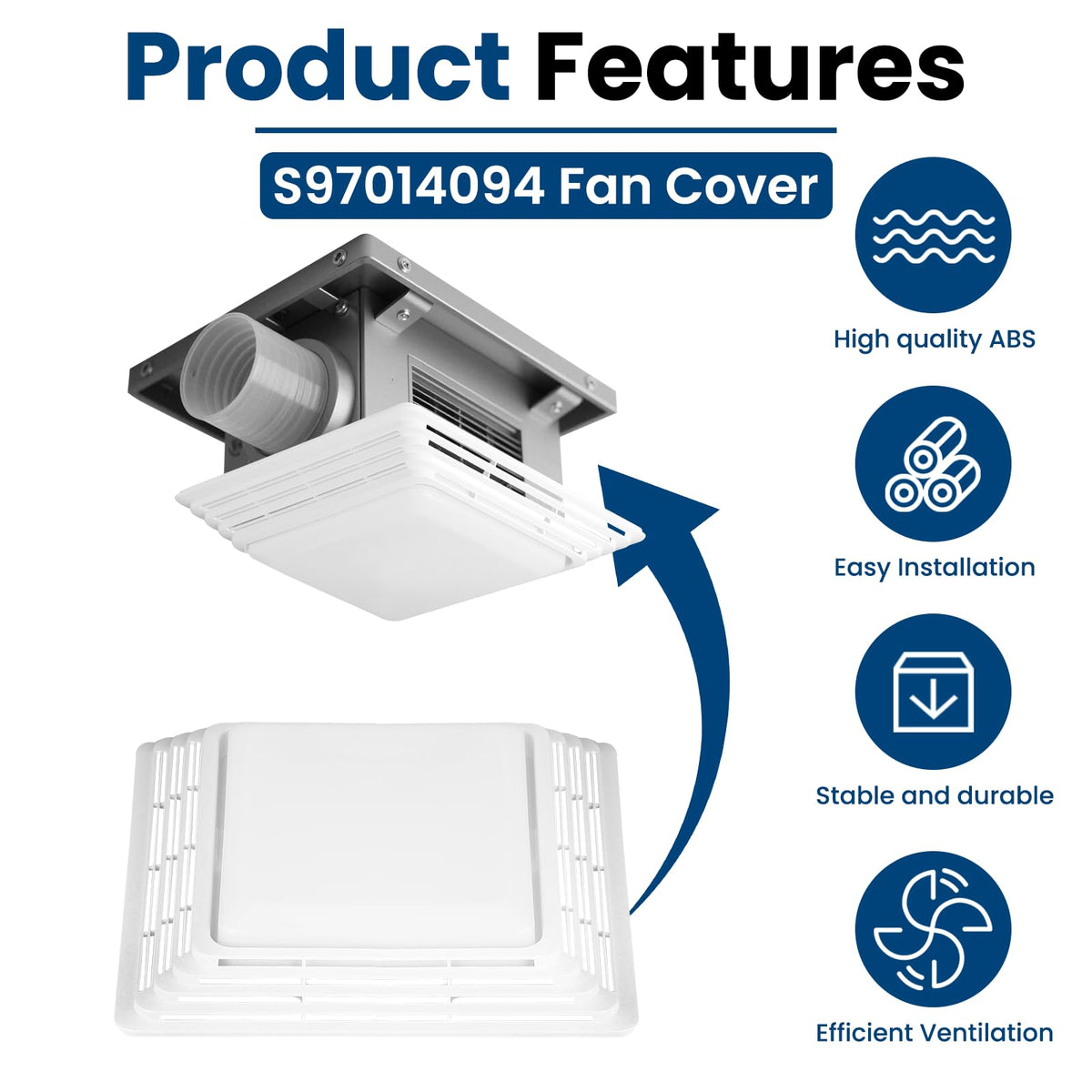 Quorvix S97014094 lens close-up demonstrates easy snap-in installation.