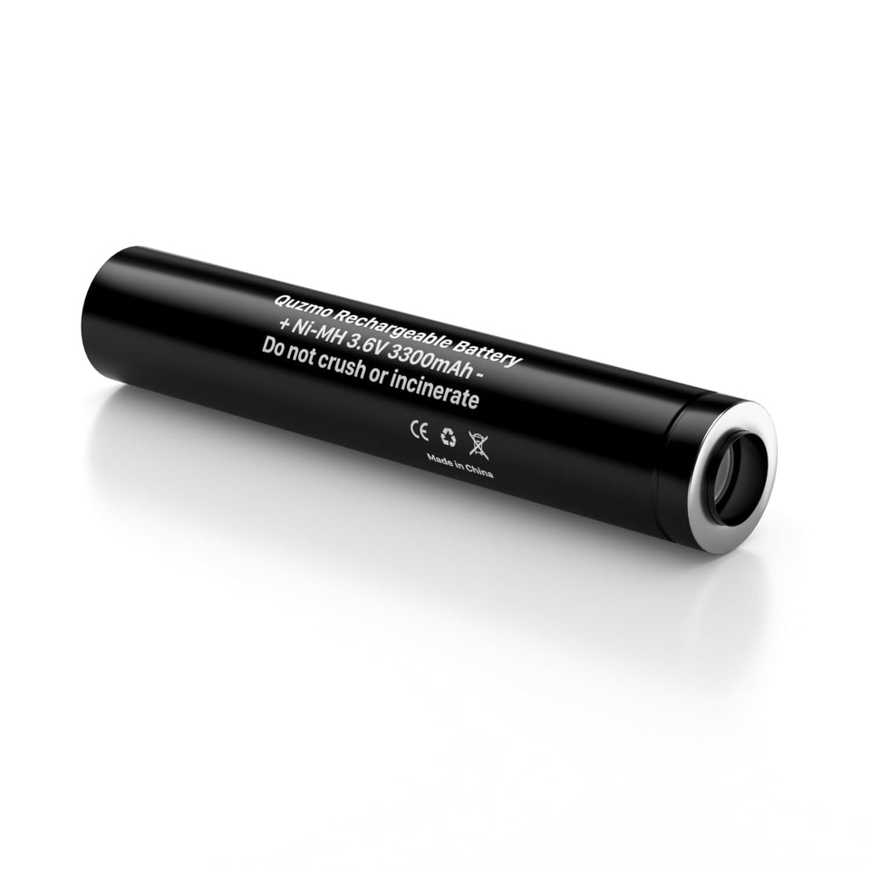 Quzmo 75175 battery pack ready for compatible flashlights, delivering steady power.