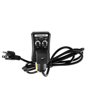 AC power connection on a 110–120V unit demonstrates easy installation with QWORK.