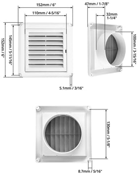 Suitable for bathrooms, offices, and other indoor spaces.
