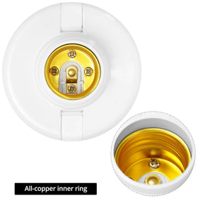 QWORK all-copper inner ring ensures durable electrical contact.
