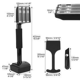 QWORK carpet plastic board supports stable alignment during setup