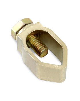 QWORK high strength copper clamps carry grounding currents safely.