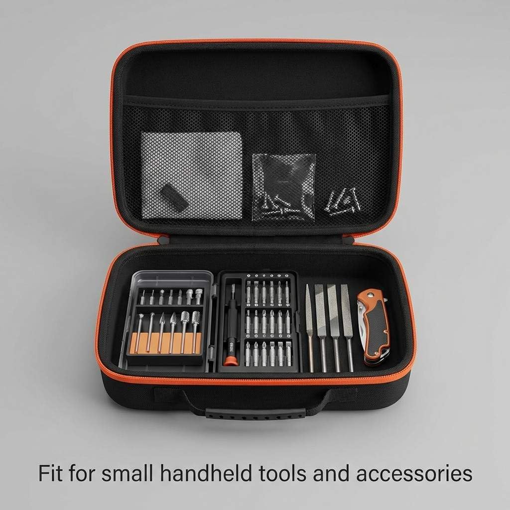 Travel-ready QWORK case keeps gear dry and protected during moves.