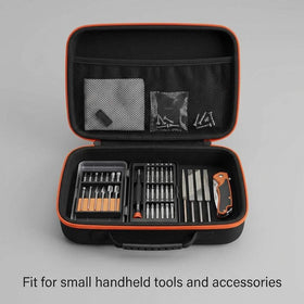 Travel-ready QWORK case keeps gear dry and protected during moves.