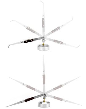 QWORK cross-locking groove design keeps small parts secure
