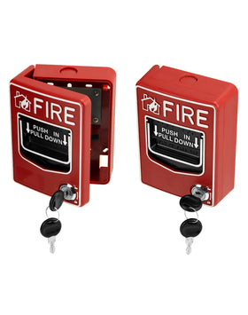 QWORK dual-action fire alarm call point DC 9–28V specification ensures compatibility.