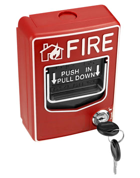 QWORK dual-action fire alarm call point wall-mounting for quick deployment.