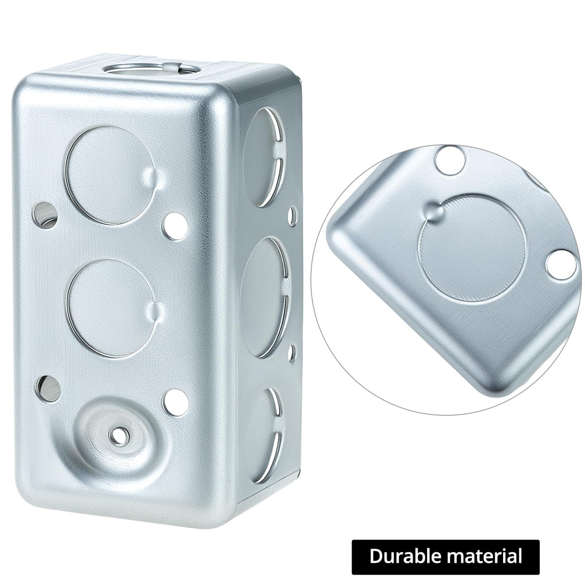QWORK galvanized steel construction offers durable rust resistance.