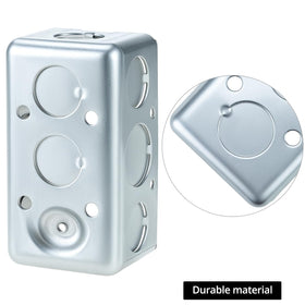 QWORK galvanized steel construction offers durable rust resistance.