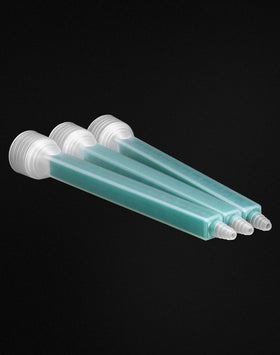 QWORK epoxy nozzle clean design closeup suggests mess-free application.