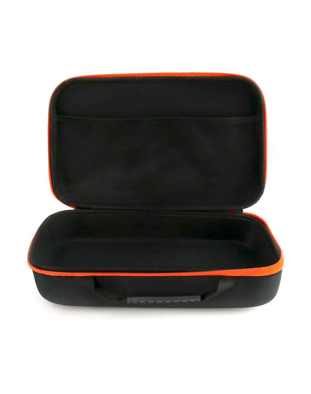 QWORK hard storage case internal mesh bag keeps accessories organized.