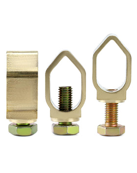 QWORK hex bolt enables quick one wrench installation on compatible rods.