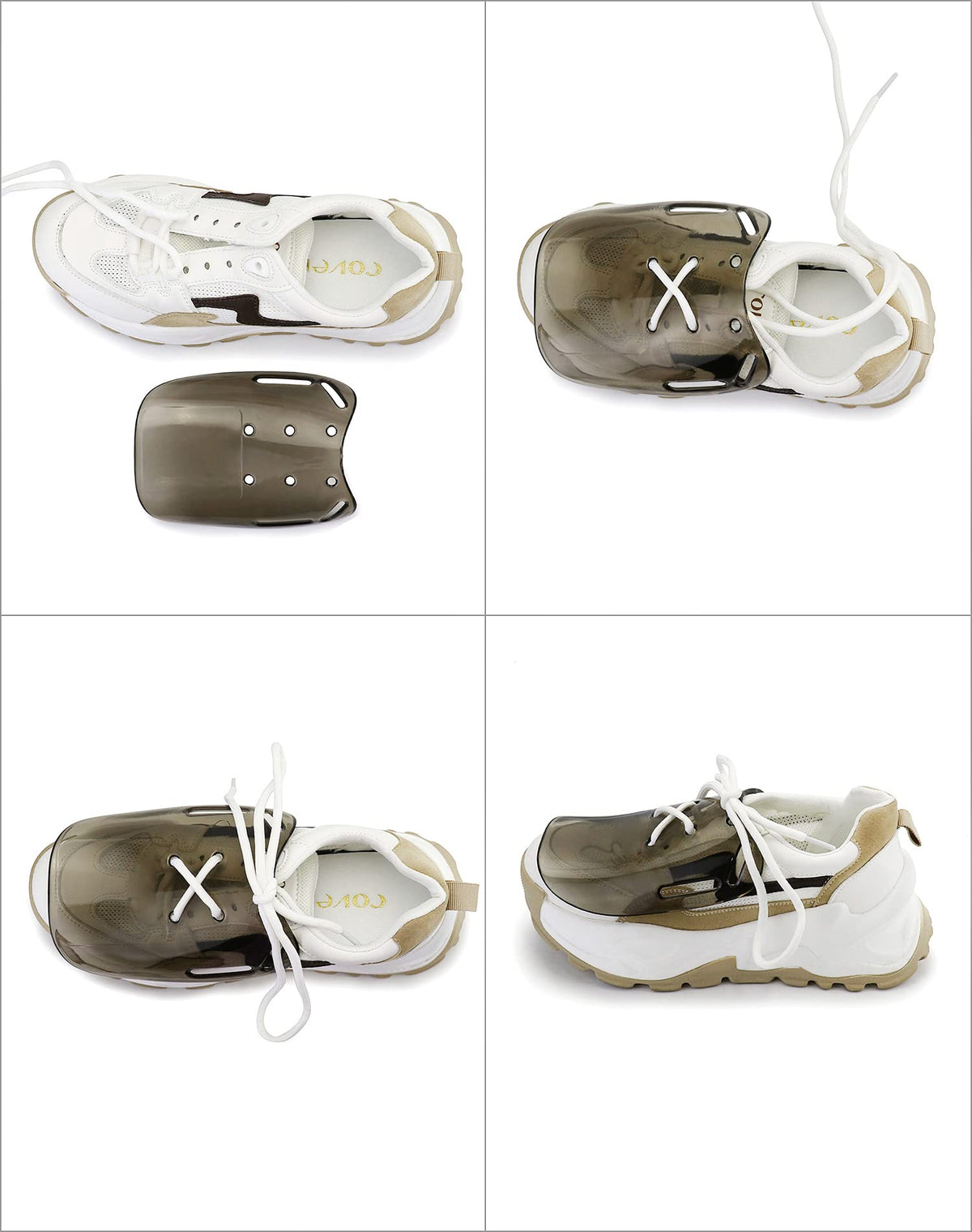 QWORK polycarbonate metatarsal guard resists heat, chemicals, and impact.
