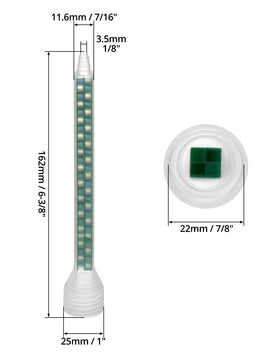 QWORK precision ratio capability closeup indicates accurate adhesive mixing and reduced waste.