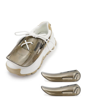 QWORK safety shoe cover for metatarsal protection and quick removal.