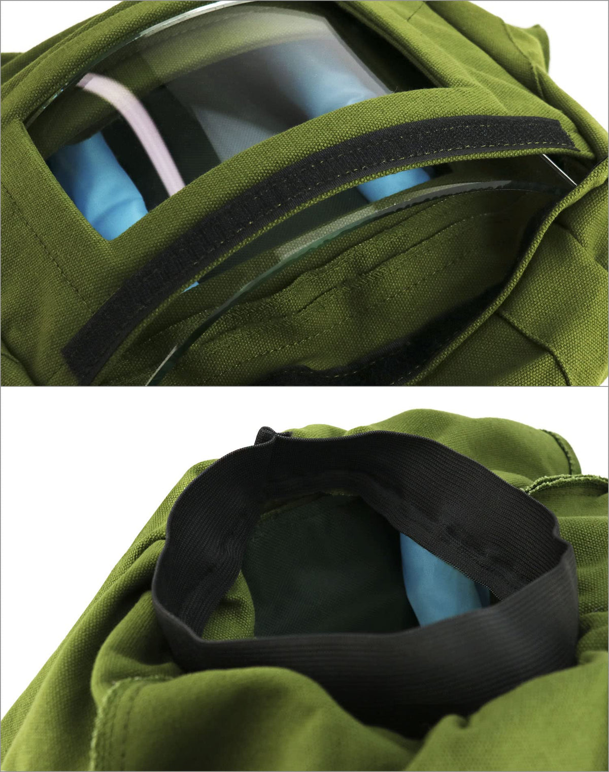 QWORK hood cap with easy-dismantle lens green enables quick replacement.