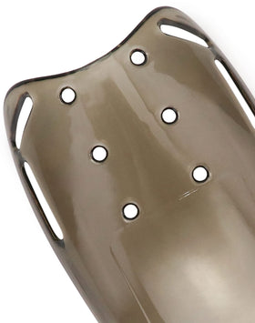 QWORK guard with optional straps for easy attachment.