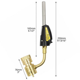 QWORK Torch welding-soldering versatility for plumbing and HVAC tasks.