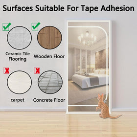 QWR interior-use screen suitable for living room, kitchen, and bedroom doors.
