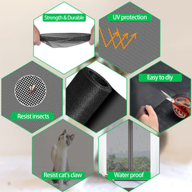 QWR durable high-hardness mesh maintains visibility and airflow