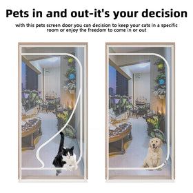 QWR versatile installation for living room, bedroom, or kitchen doors.