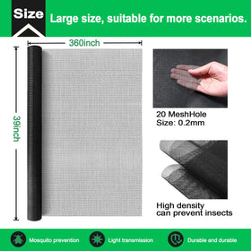 Vinyl-coated wire-like mesh offers enhanced durability against scratches.
