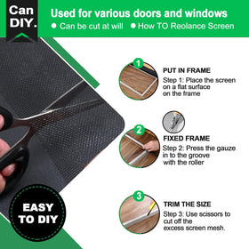 Wide compatibility for doors, windows, porches, and patios.