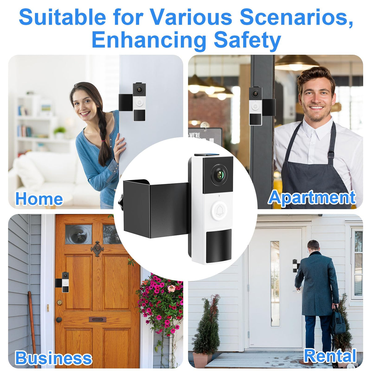 Qwwia apartment ready security mount for rentals and offices
