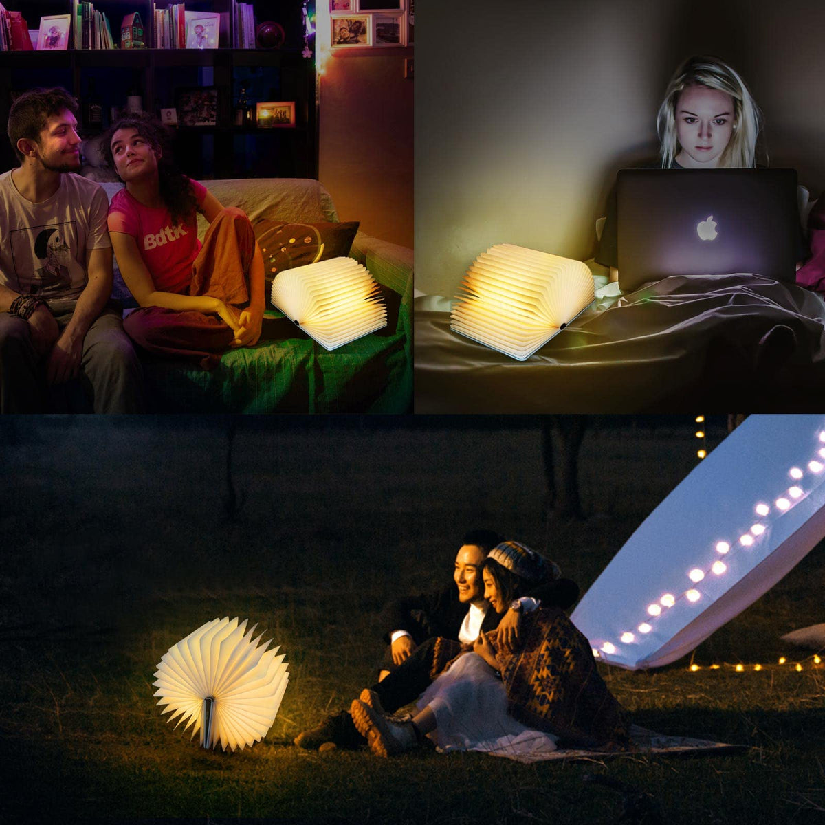 QXMGCBOK purple lamp adds whimsical ambience to nightstands.