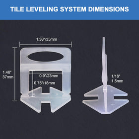QXTXYZ leveling spacers PP material for easy disassembly and fast tile setup