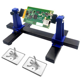 QYQRQF adjustable soldering clamp front view showing sturdy support for precise soldering tasks.