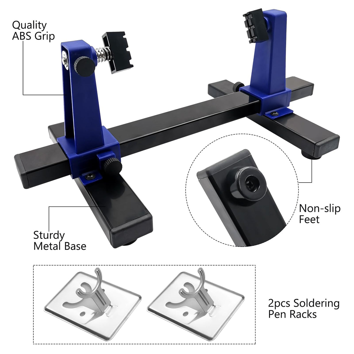 QYQRQF soldering clamp iron pen racks keep tools within reach while working.