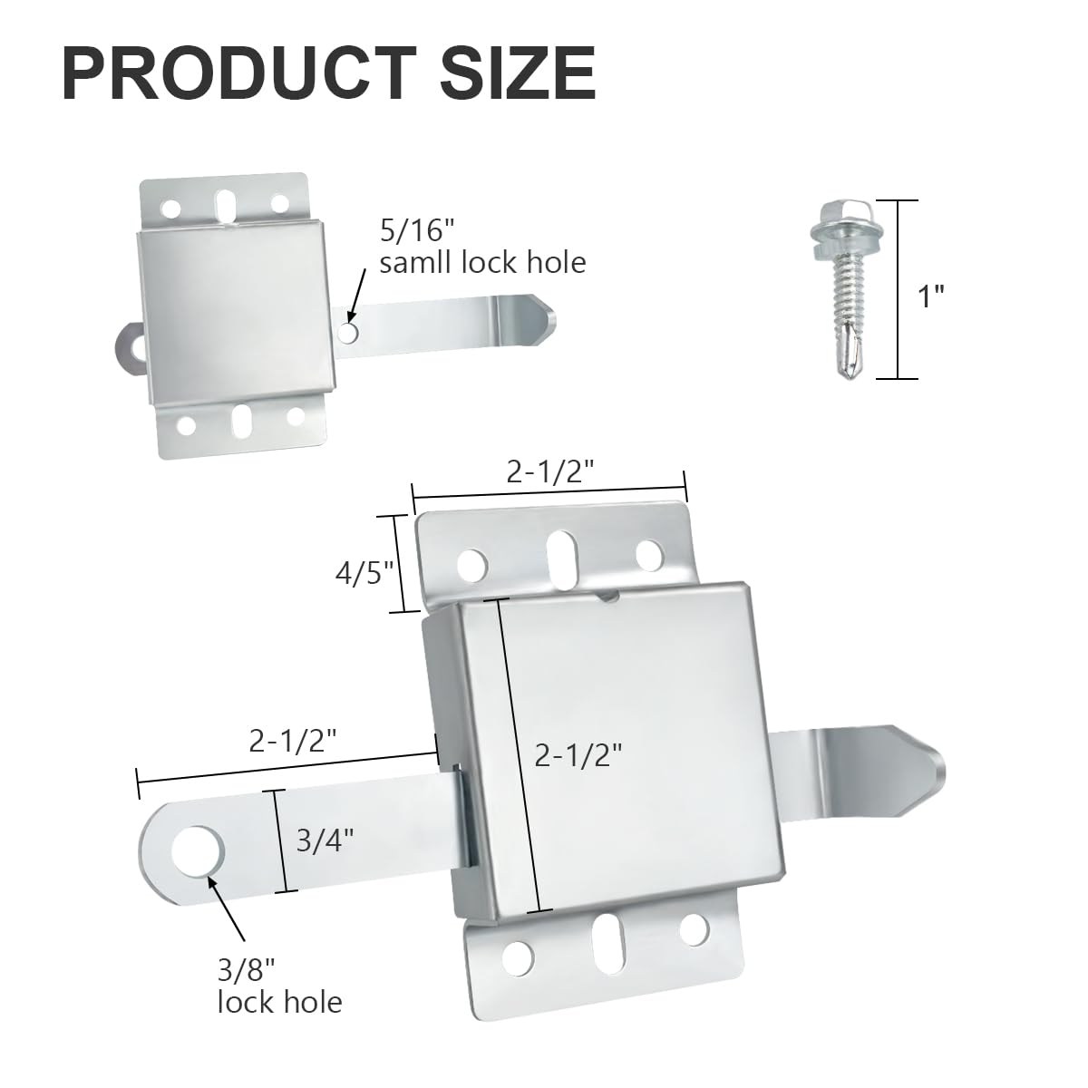 QZATTCAEN galvanized steel construction adds durability to the door