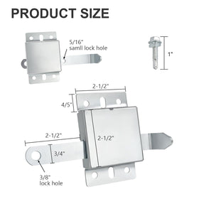 QZATTCAEN galvanized steel construction adds durability to the door