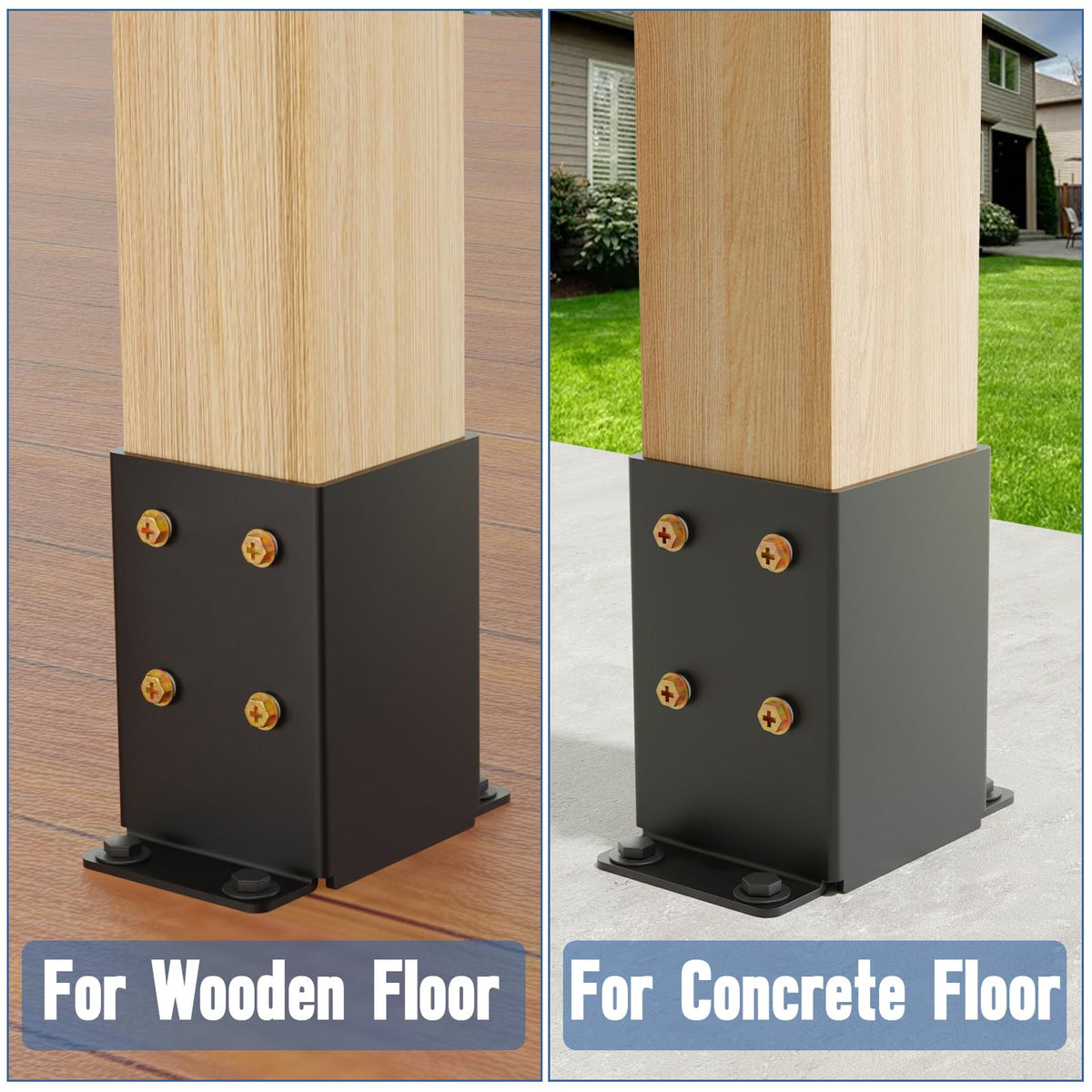 QZER bottom partition design keeps wood away from ground moisture