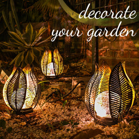 QZGE front porch tabletop solar light creates inviting evenings.