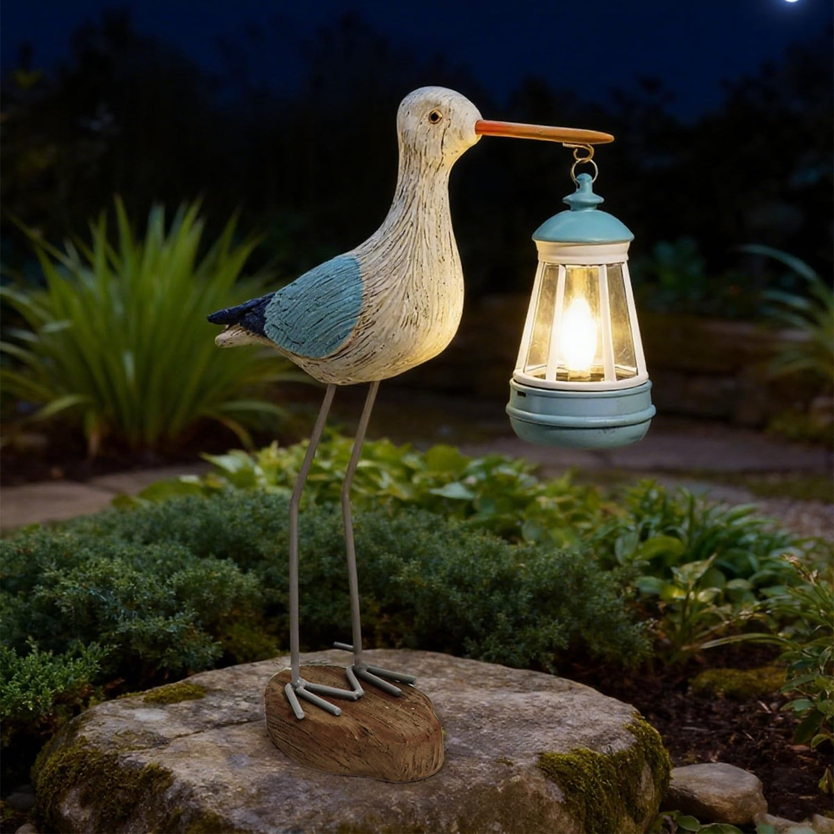 QZJDDZSW solar seagull night light statue makes a thoughtful gift