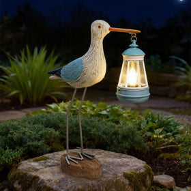 QZJDDZSW solar seagull night light statue makes a thoughtful gift