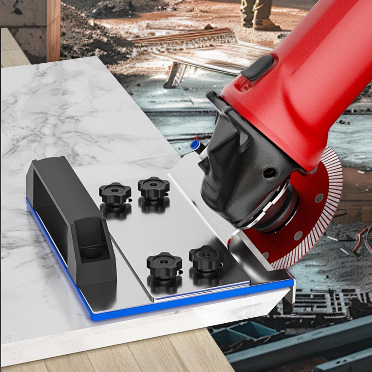 QZQUFJ anti-slip handle enables secure holding during operation